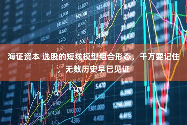 海证资本 选股的短线模型组合形态，千万要记住，无数历史早已见证
